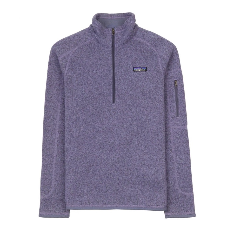 EUC Patagonia Women Better Sweater 1/4 Zip Lupin Size Small